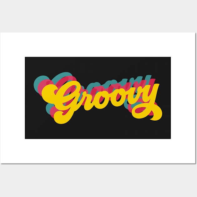 Groovy Retro Wall Art by StylishTayla